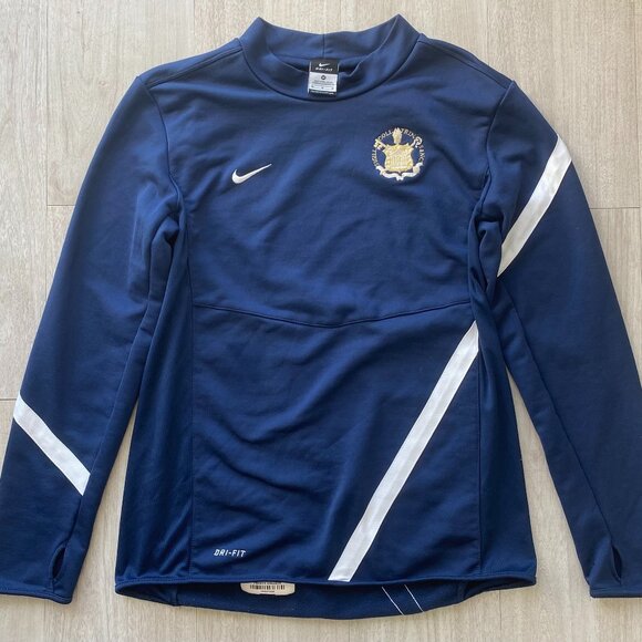 Nike Other - Nike Dri-FIT Trinity College Navy Pullover Men’s Medium Size Athletic Sweatshirt